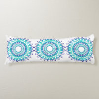 mandala. verde azulado étnico