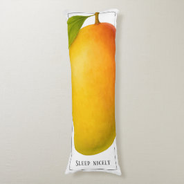 Cojín Mango Grande, Fruta Dulce y Palabras