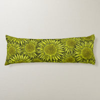 Mano Dibujada Floral Rústica Girasol Amarillo