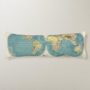Cojín Mapa 2 del atlas del mundo