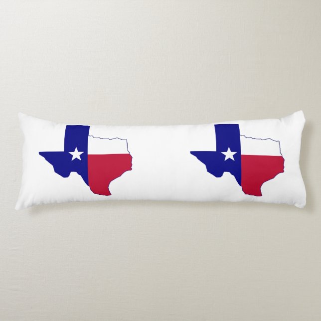 Cojín Mapa de bandera de Texas (Anverso)