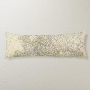 Cojín Mapa del atlas de Europa
