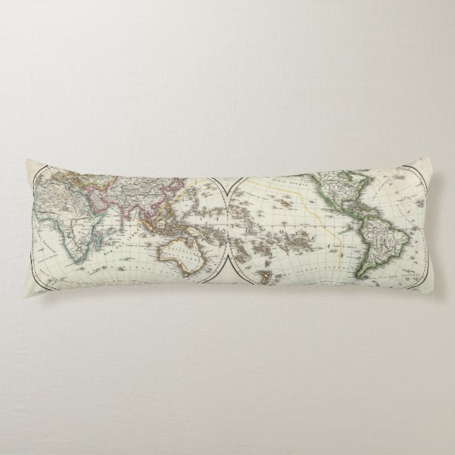 Cojín Mapa del atlas de París (Anverso)