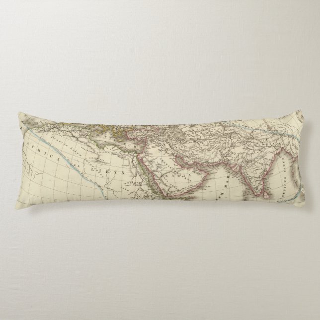 Cojín Mapa del atlas de París (Anverso)