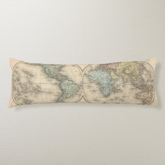 Cojín Mapas del mundo (Anverso)
