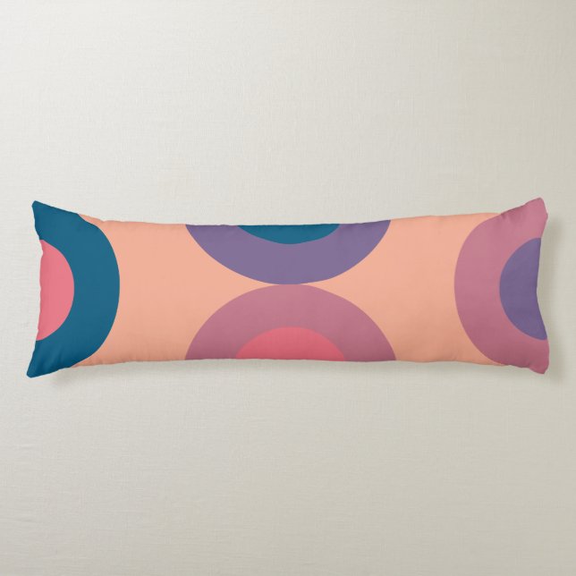 Cojín Mar Coral Moderno de Mediano Siglo (Anverso)