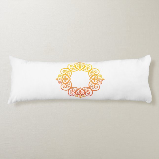 Cojín Marco Ornamental Antiguo Borde Decorativo Elegante (Anverso)