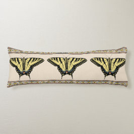 Cojín Mariposa de cola de cerda amarilla del suroeste