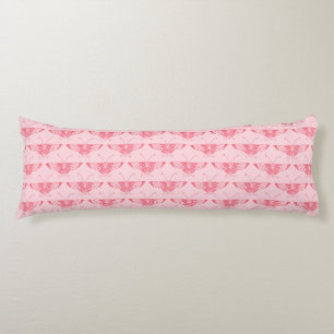 Cojín Mariposa estilo Art Deco - rosa de coral