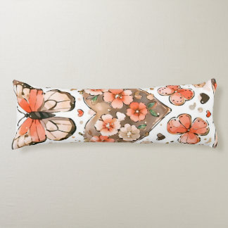 Cojín Mariposas, corazones y flores