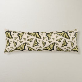 Cojín Mariposas de cereal de cola de cereal amarillo del