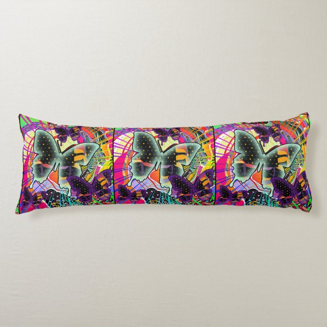 Cojín Mariposas en abundancia (Anverso)