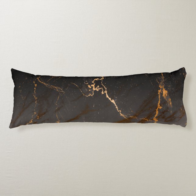 Cojín Mármol blanco y negro (Anverso)