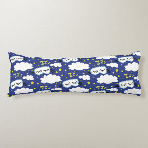 Cojín Máscaras de Sueño Nubes y Estrellas Amarillas