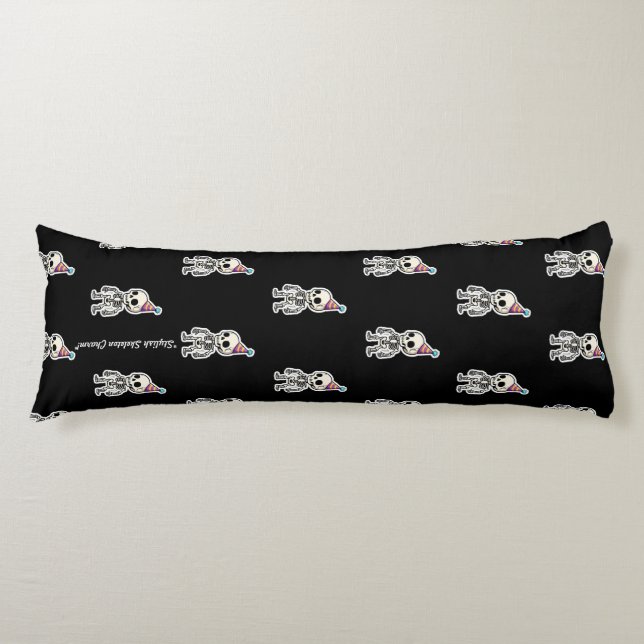 Cojín "Material gráfico de esqueleto único" (Anverso)