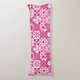 Cojín Mayólica de verano rojo Mediterráneo siciliano