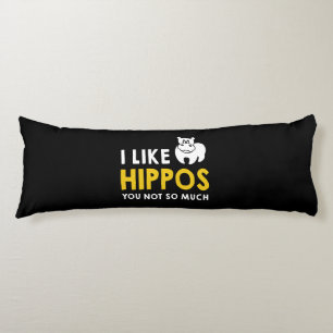 Cojín Me Gusta Hippos Que No Tantas Regalos De Vestiment