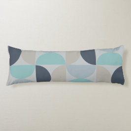 Cojín Medio siglo Verde azul y gris moderno