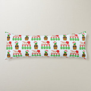 Cojín Mele Kalikimaka Hawaiian Pineapple Merry Christmas