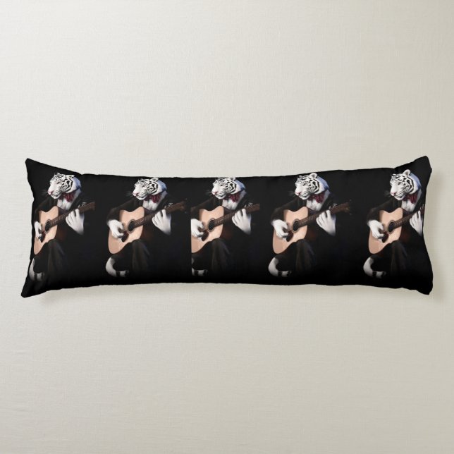 Cojín Melodic Tiger – Cozy Body Pillow Design (Anverso)