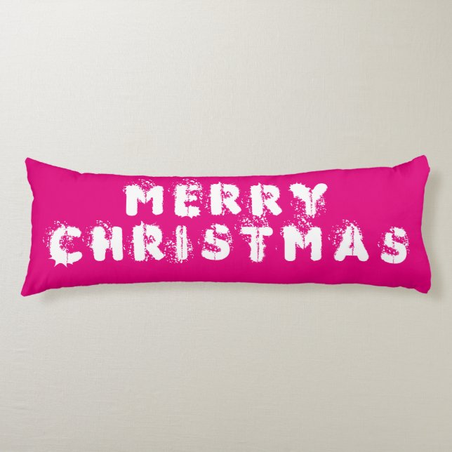 Cojín Merry Christmas Body Pillow (Anverso)