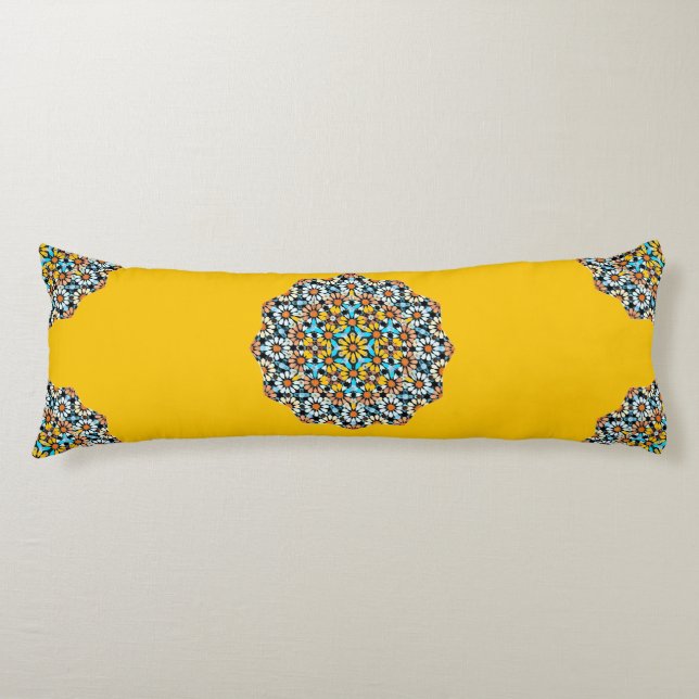 Cojín Mezquita marroquí de mármol amarillo (Anverso)