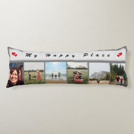 Cojín Mi Lugar Feliz Foto Familiar Personalizable 6 Imág