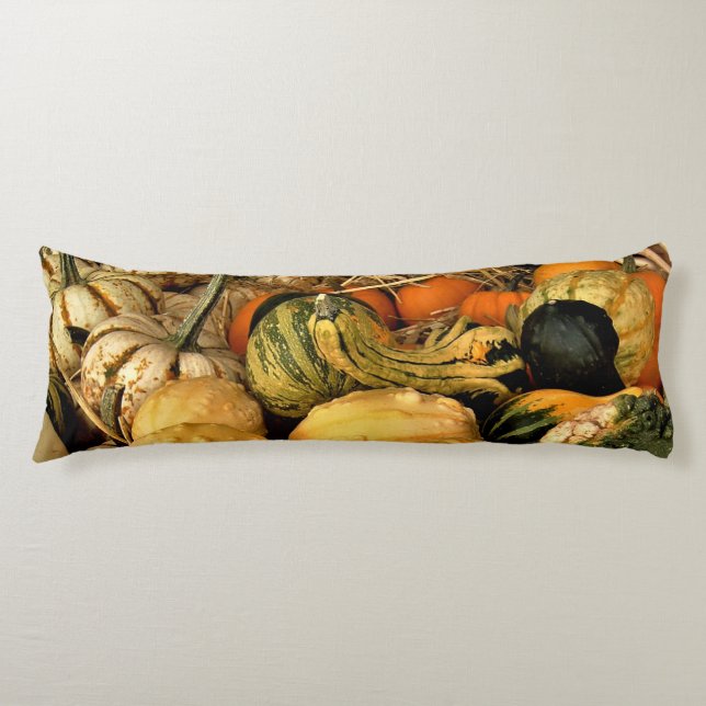 Cojín Mini Calabazas Y Fotografía De Caída De Gourds (Anverso)