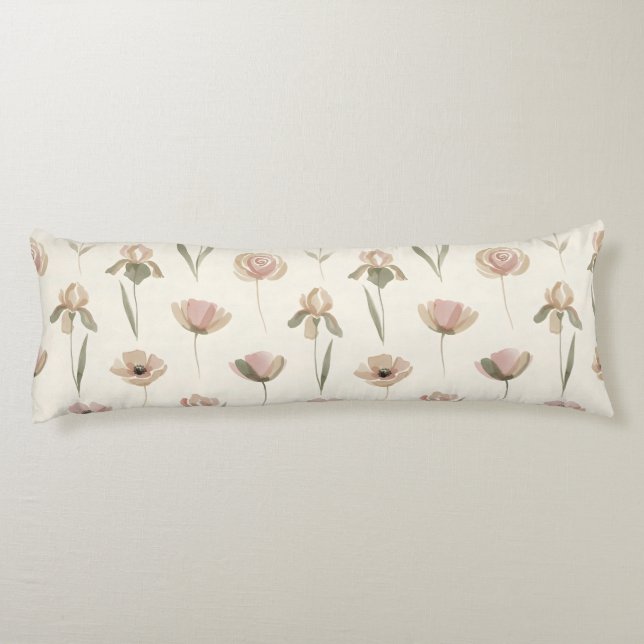 Cojín Minimalist Spring Floral Body Pillow (Reverso)