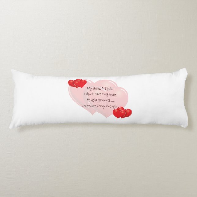 Cojín Mis brazos están llenos (Anverso)