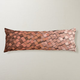Cojín "Mocha Mocha Mousse Trendy Cubo Geométrico 3D