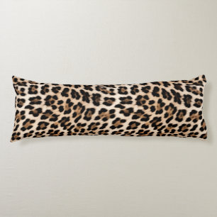 Cojín Moda Cream Black Leopard Print