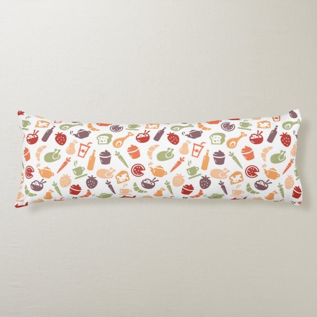 Cojín Modelo 3 de la comida (Anverso)