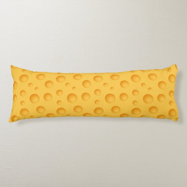Cojín Modelo amarillo del queso (Anverso)