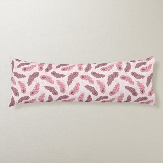 Cojín modelo con las plumas del pavo real (Anverso)