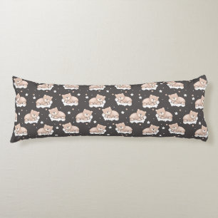 Cojín modelo con pequeño dormir del oso