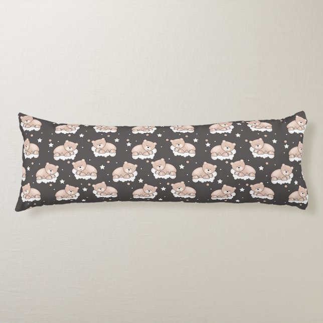 Cojín modelo con pequeño dormir del oso (Anverso)
