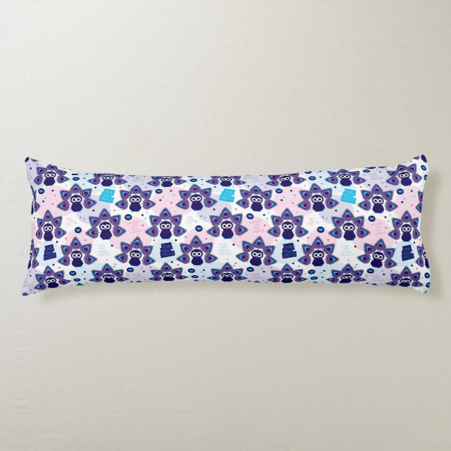 Cojín modelo exótico del pavo real de la India (Anverso)