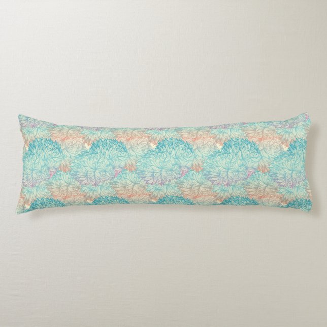 Cojín Modelo floral multicolor del Doodle (Anverso)