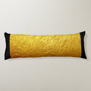 Cojín Modelo PURO del PAPEL del ORO + su texto/foto