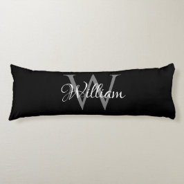 Cojín Monograma de script inicial personalizado por pers