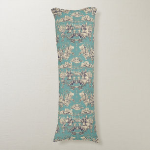 Cojín Monograma de tela verde azulada verde vintage de j