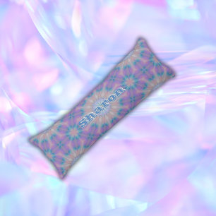 Cojín Monograma del nombre del patrón Pastel de la Madre