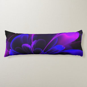 Cojín Morado Índigo estilizado flor mitad Corolla