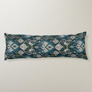 Cojín Motivos africano boho estampado floral ikat