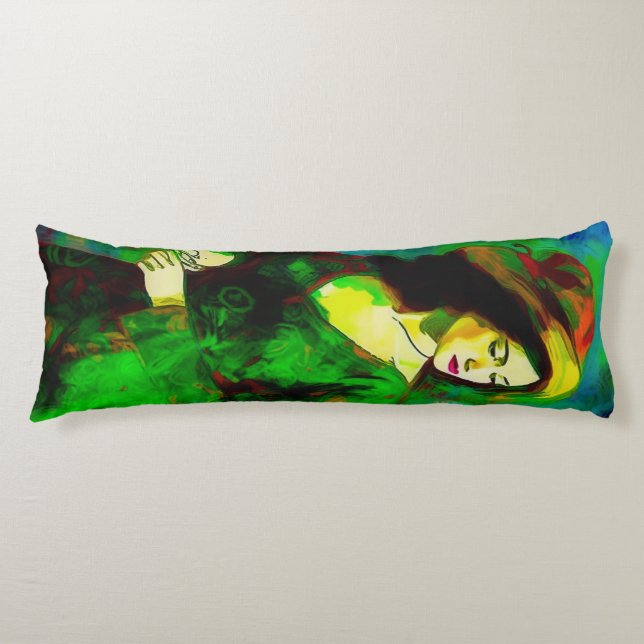 Cojín Mujer en Gorra (Anverso)