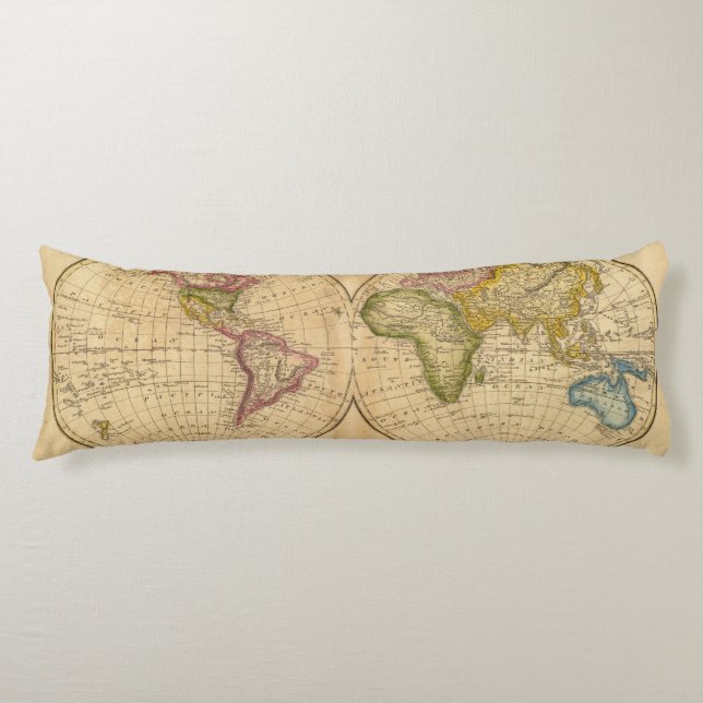 Cojín Mundo por Worcester (Anverso)