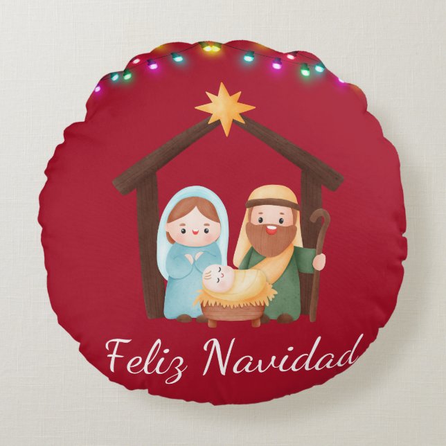 Cojín nacimiento navidad (Anverso)