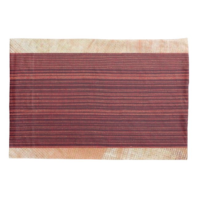 Cojín Naranja Funda de almohada Beige (Reverso)