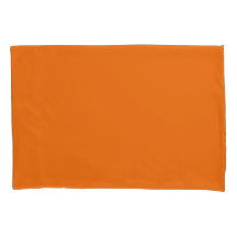 Naranja Funda de almohada de tamaño único estándar